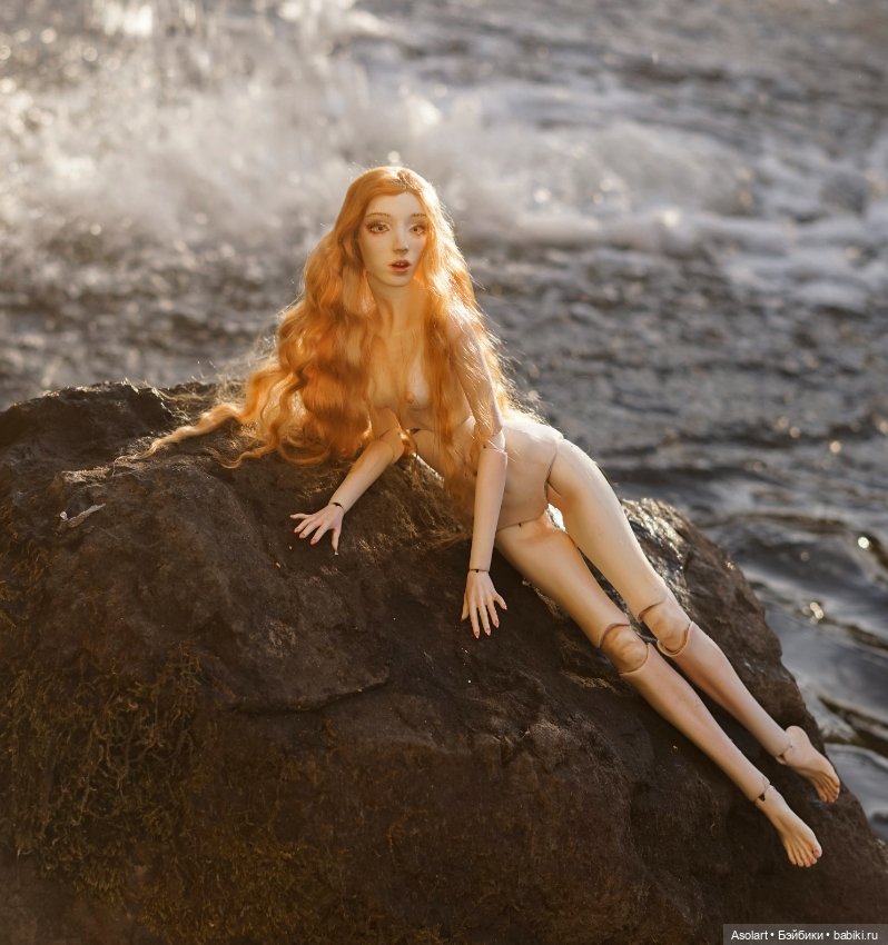 Siren's song — Авторские фарфоровые куклы (OOAK): ручная работа