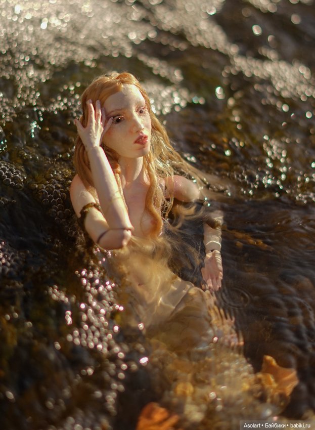 Siren's song — Авторские фарфоровые куклы (OOAK): ручная работа (фото 7)