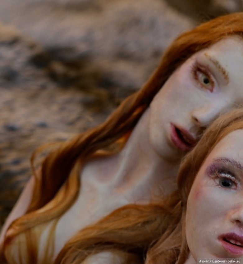 Siren's song — Авторские фарфоровые куклы (OOAK): ручная работа