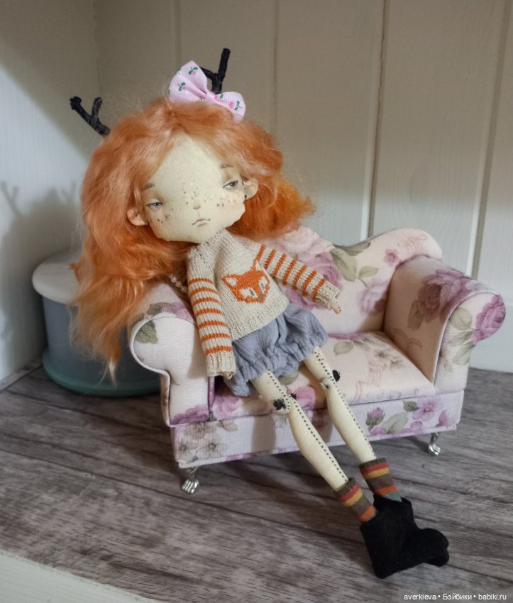 Кукло-коза Ева — Авторские шарнирные куклы своими руками: лепка (фото 10)