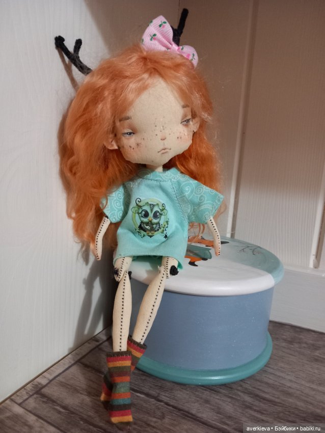 Кукло-коза Ева — Авторские шарнирные куклы своими руками: лепка (фото 4)