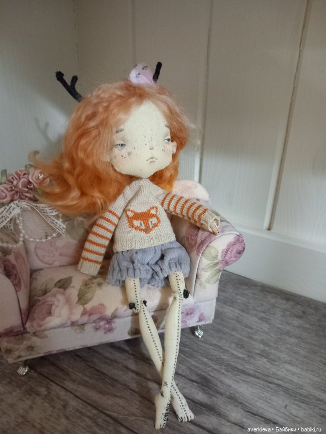 Кукло-коза Ева — Авторские шарнирные куклы своими руками: лепка (фото 8)