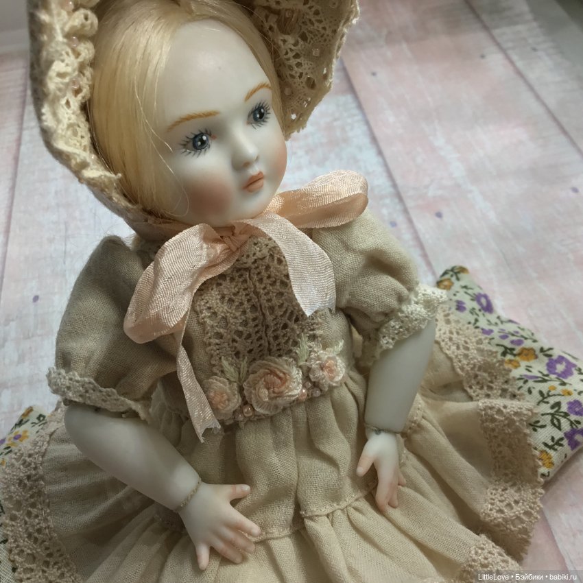Моя новая девочка — Авторские куклы в антикварном стиле: будуарные (фото 7)