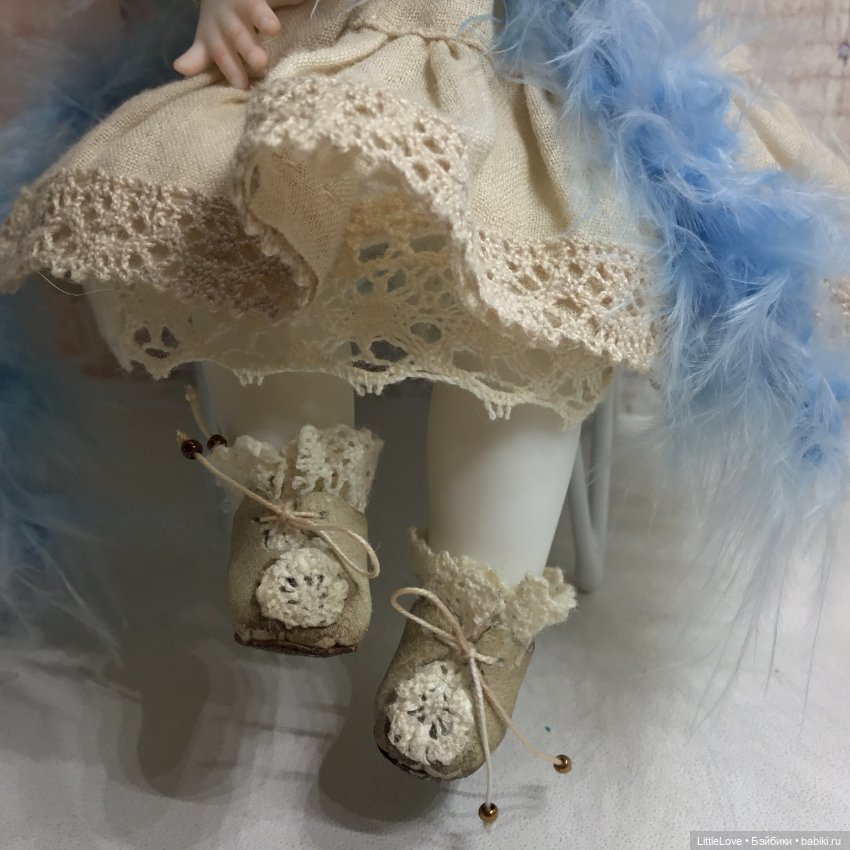 Моя новая девочка — Авторские куклы в антикварном стиле: будуарные (фото 4)