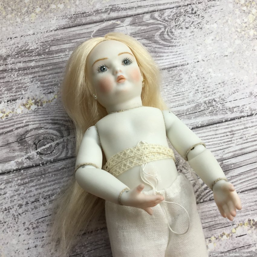 Моя новая девочка — Авторские куклы в антикварном стиле: будуарные