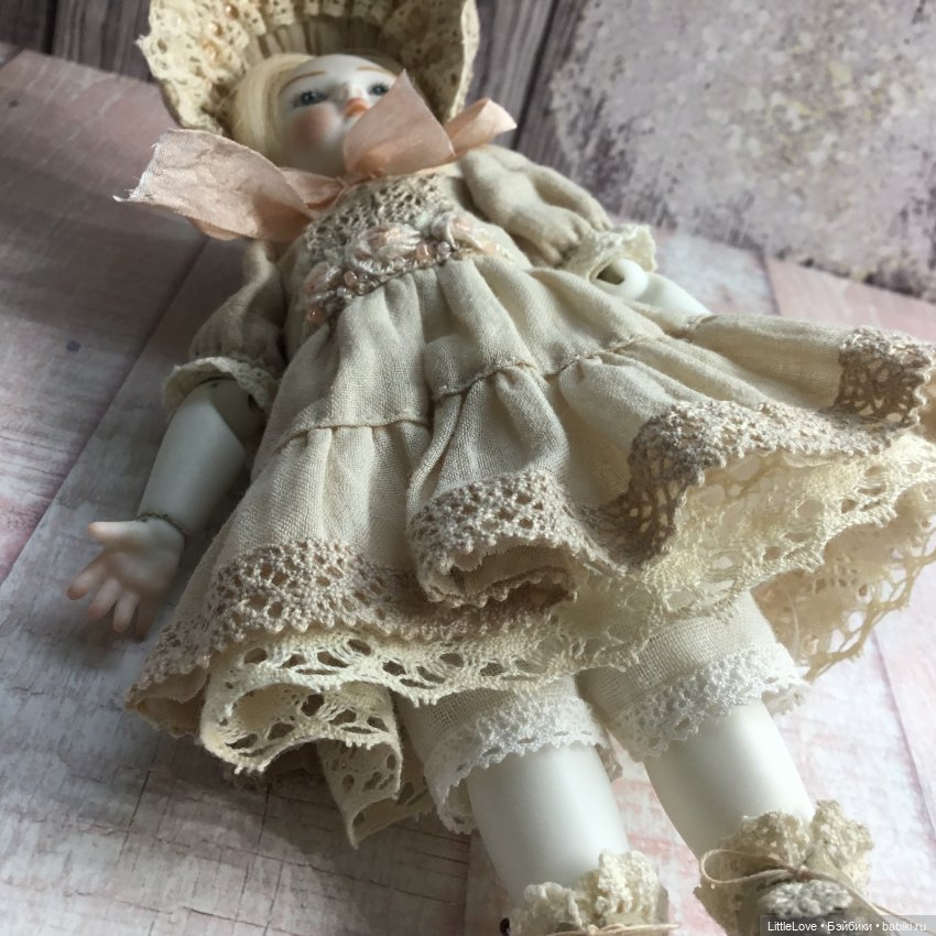 Моя новая девочка — Авторские куклы в антикварном стиле: будуарные