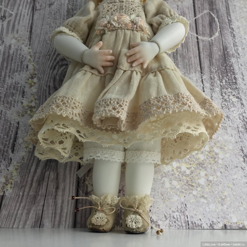 Моя новая девочка — Авторские куклы в антикварном стиле: будуарные