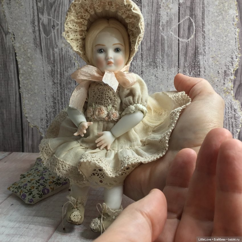 Моя новая девочка — Авторские куклы в антикварном стиле: будуарные (фото 8)