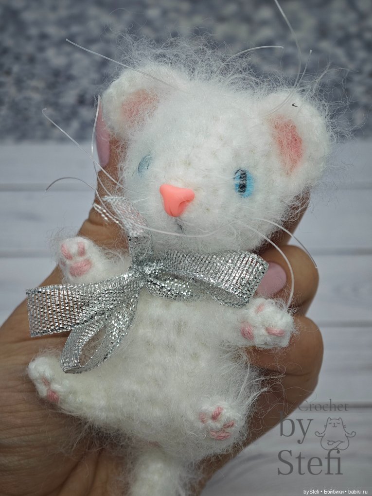 Шкодный котёнок — Вязаные игрушки и амигуруми: крючком