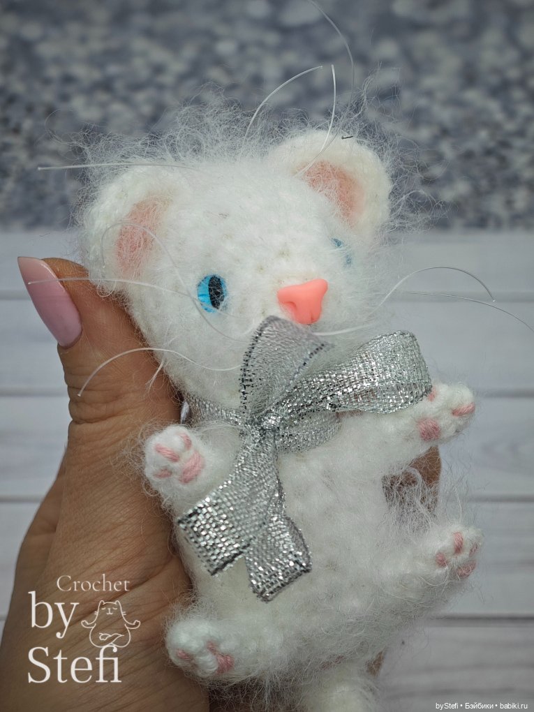 Шкодный котёнок — Вязаные игрушки и амигуруми: крючком