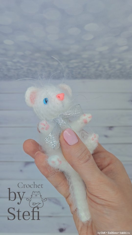 Шкодный котёнок — Вязаные игрушки и амигуруми: крючком