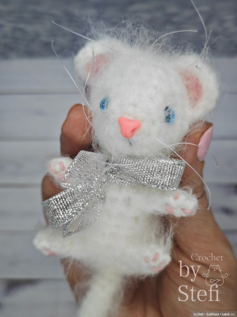 Шкодный котёнок — Вязаные игрушки и амигуруми: крючком