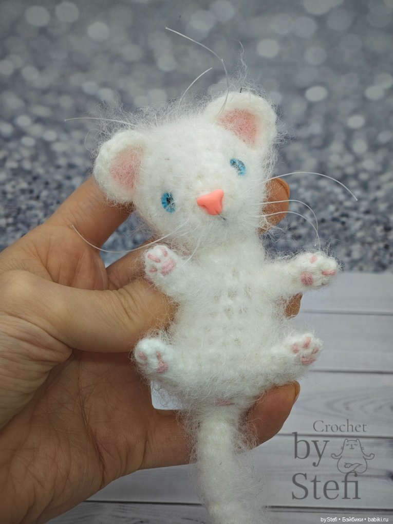 Шкодный котёнок — Вязаные игрушки и амигуруми: крючком (фото 6)