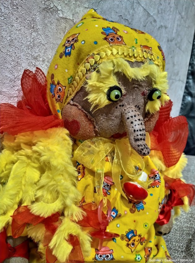 Мои примитивные куклы. Внучки Бабы Яги, Алевтиночка и Альбиночка (фото 8)