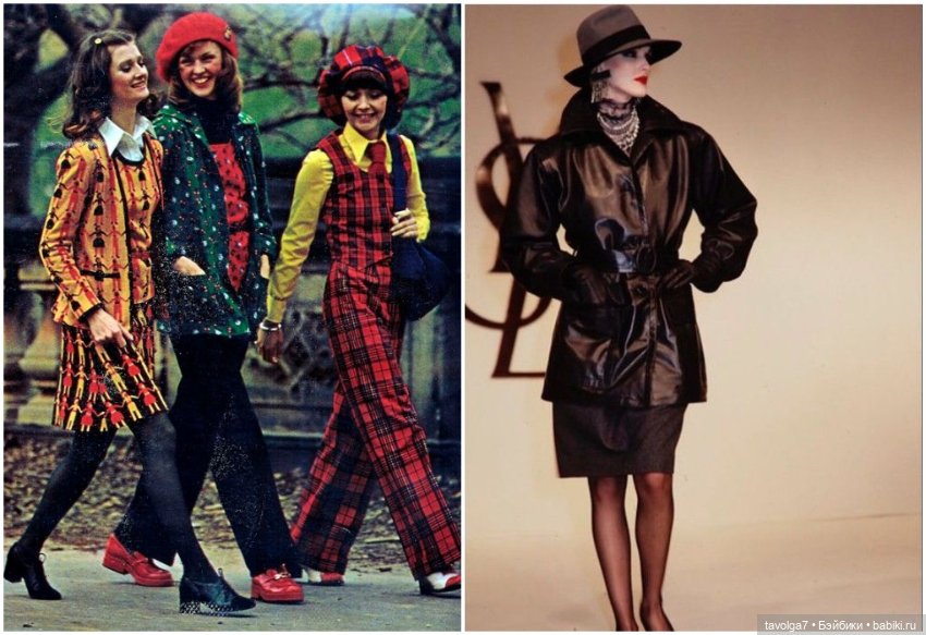 Переход моды 1970х в 1980е (фото 10)