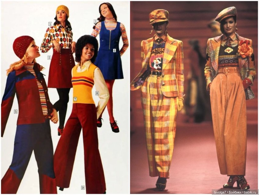 Переход моды 1970х в 1980е (фото 6)