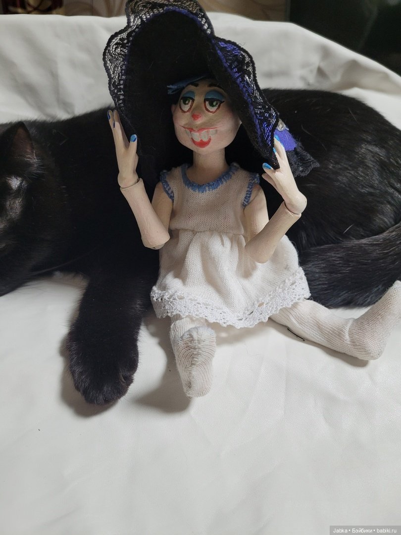 В трусах и в шляпе — Авторские шарнирные куклы своими руками: лепка (фото 8)