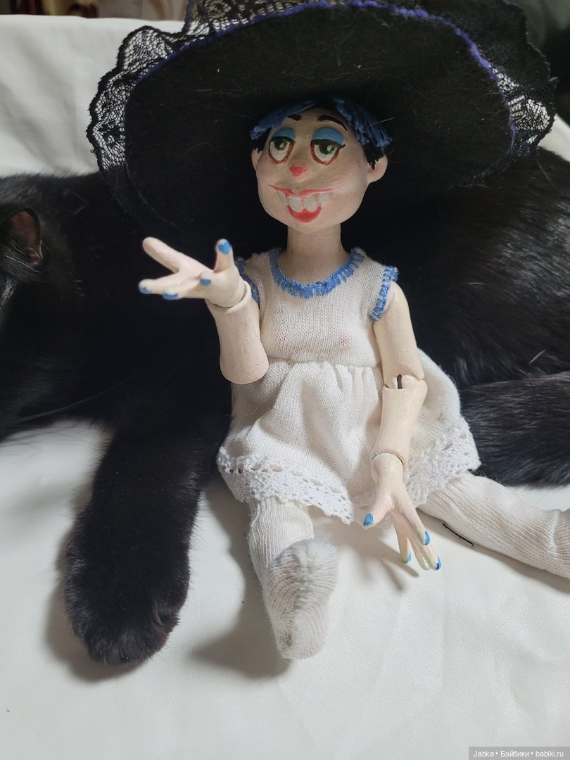 В трусах и в шляпе — Авторские шарнирные куклы своими руками: лепка (фото 4)