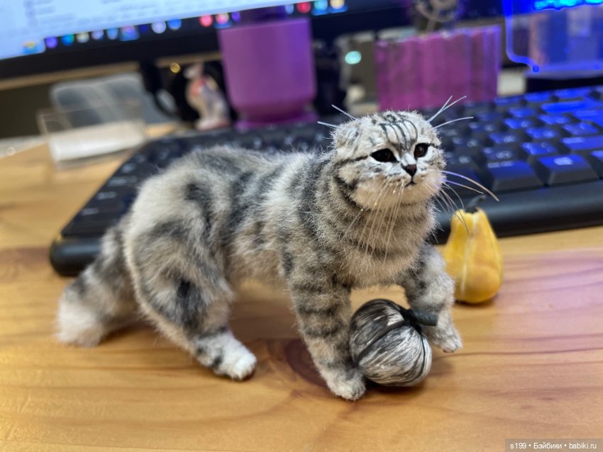 Котик — Домашние фото авторских игрушек: Тедди (фото 8)