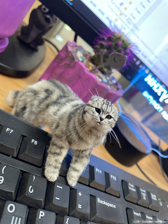 Котик — Домашние фото авторских игрушек: Тедди