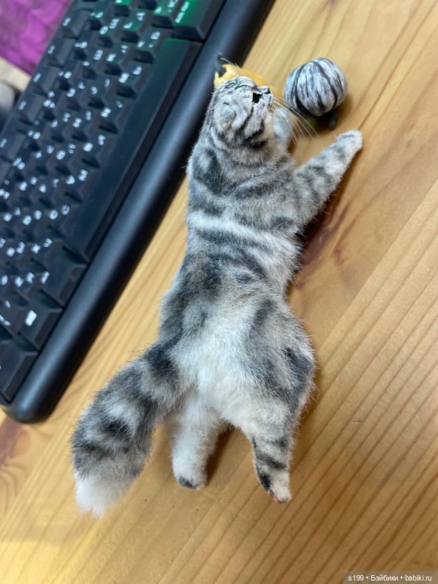 Котик — Домашние фото авторских игрушек: Тедди (фото 10)