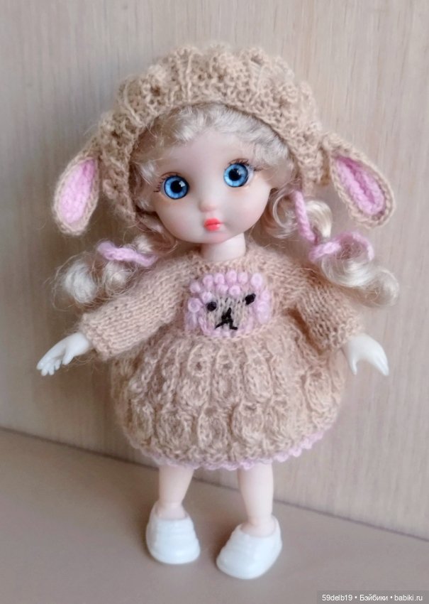 Наряд для куколки бабольки 15 см "ОВЕЧКА" (фото 9)