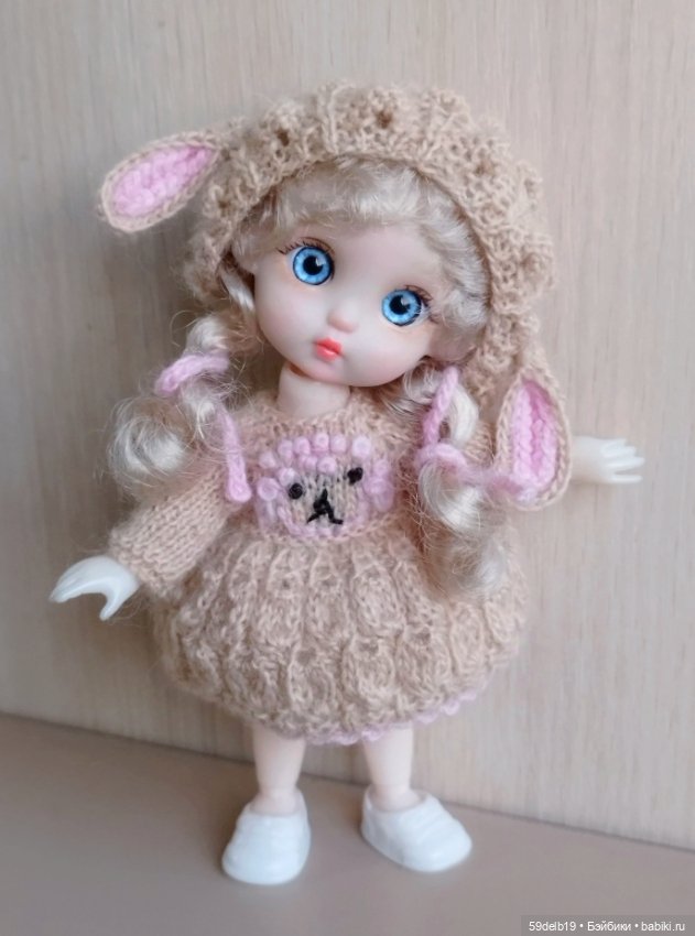 Наряд для куколки бабольки 15 см "ОВЕЧКА" (фото 8)