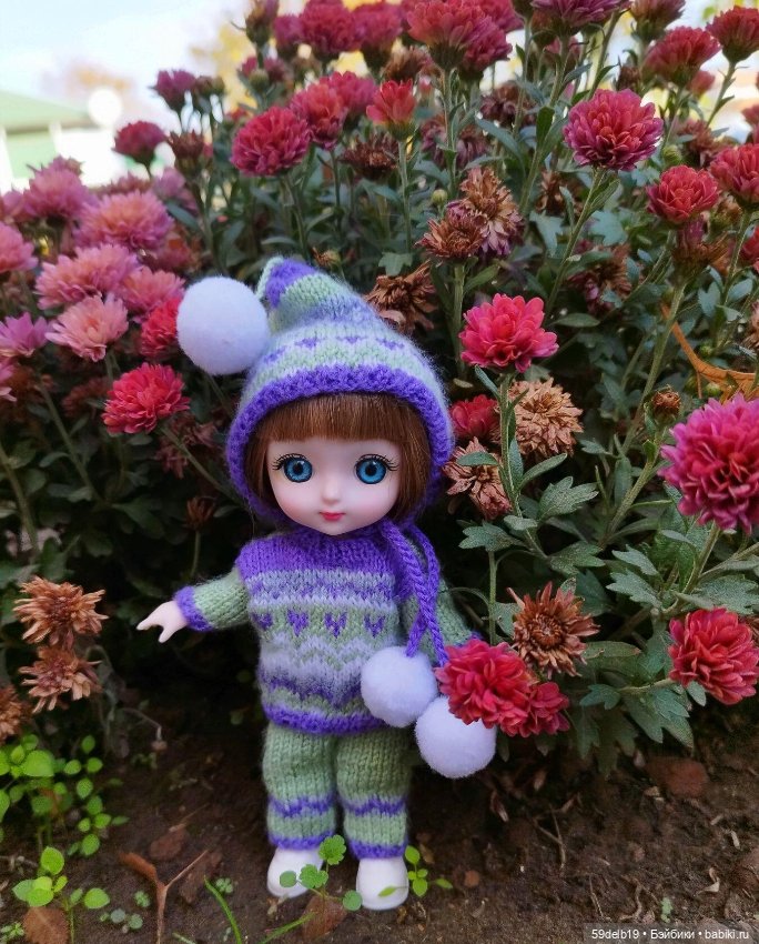 Осенние цветы — Одежда и обувь для кукол своими руками: фото