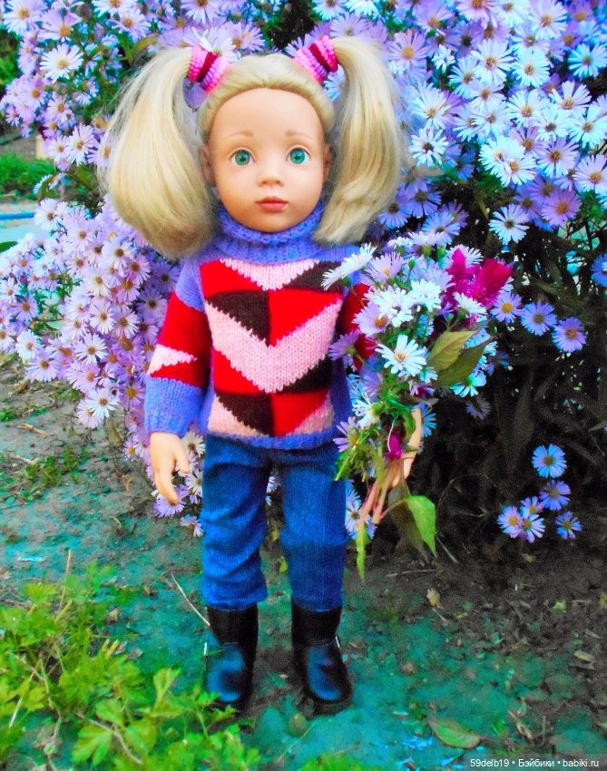 Осенние цветы — Одежда и обувь для кукол своими руками: фото