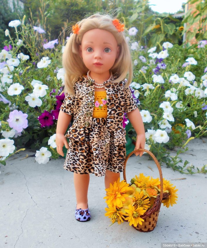 Осенние цветы — Одежда и обувь для кукол своими руками: фото