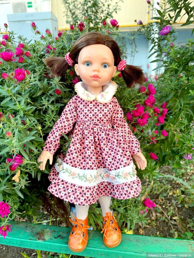 Осенние цветы — Одежда и обувь для кукол своими руками: фото