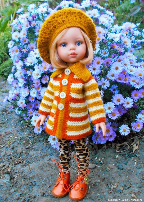 Осенние цветы — Одежда и обувь для кукол своими руками: фото (фото 10)