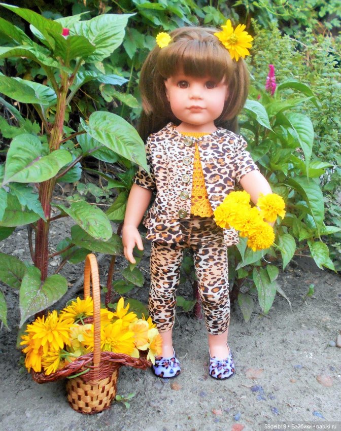 Осенние цветы — Одежда и обувь для кукол своими руками: фото