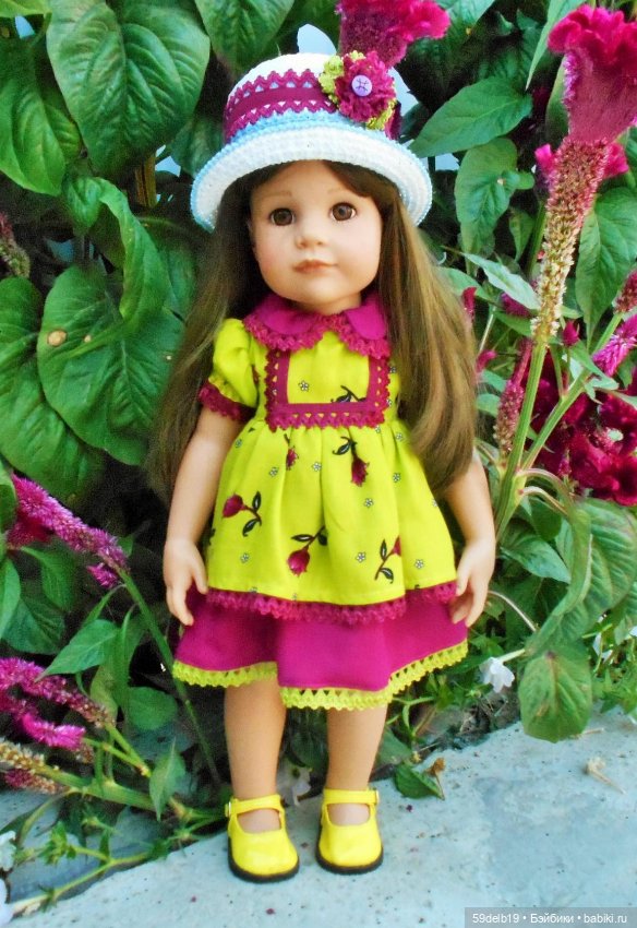 Осенние цветы — Одежда и обувь для кукол своими руками: фото
