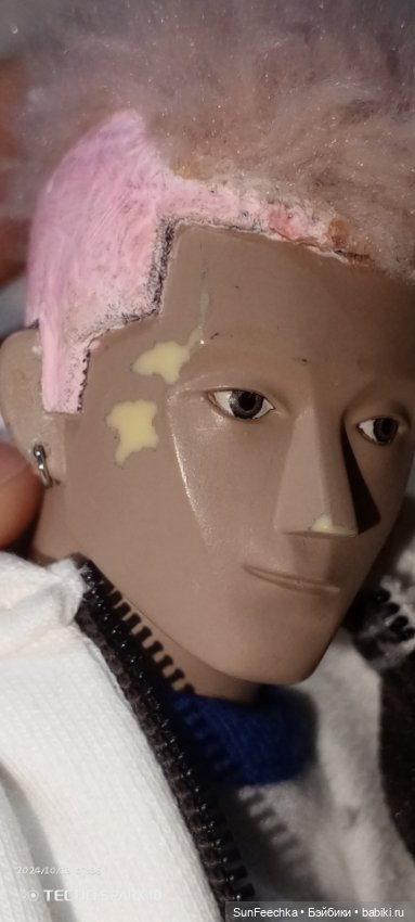Нужна помощь советом. Требуется реставрация сколов краски на лице (фото 5)
