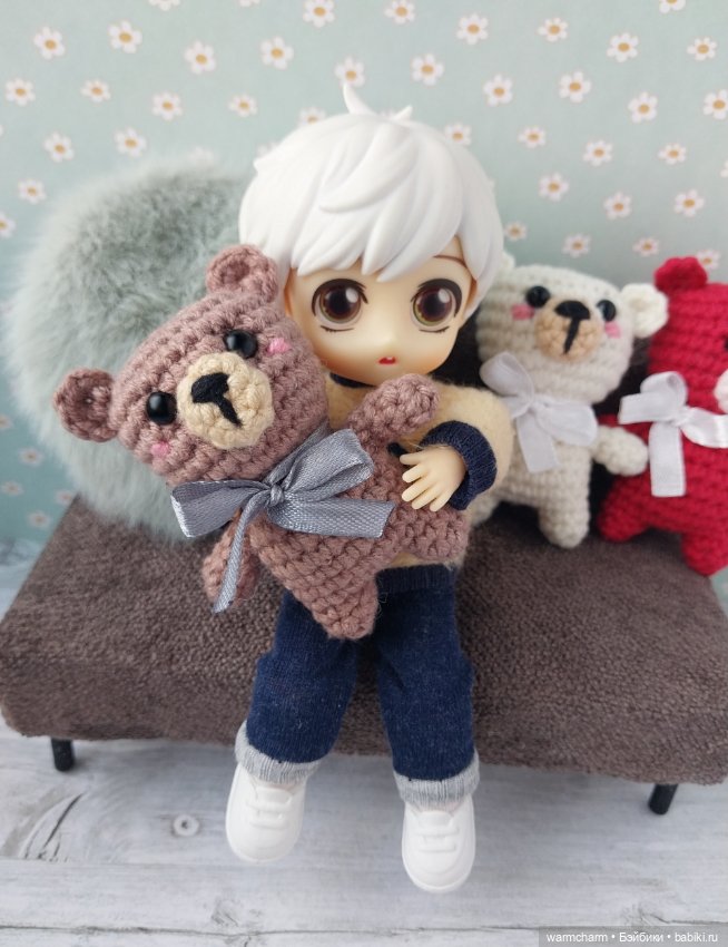 Вязаные Мини Мишки — Вязаные игрушки и амигуруми: крючком (фото 7)