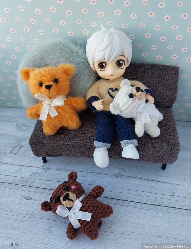 Вязаные Мини Мишки — Вязаные игрушки и амигуруми: крючком (фото 3)