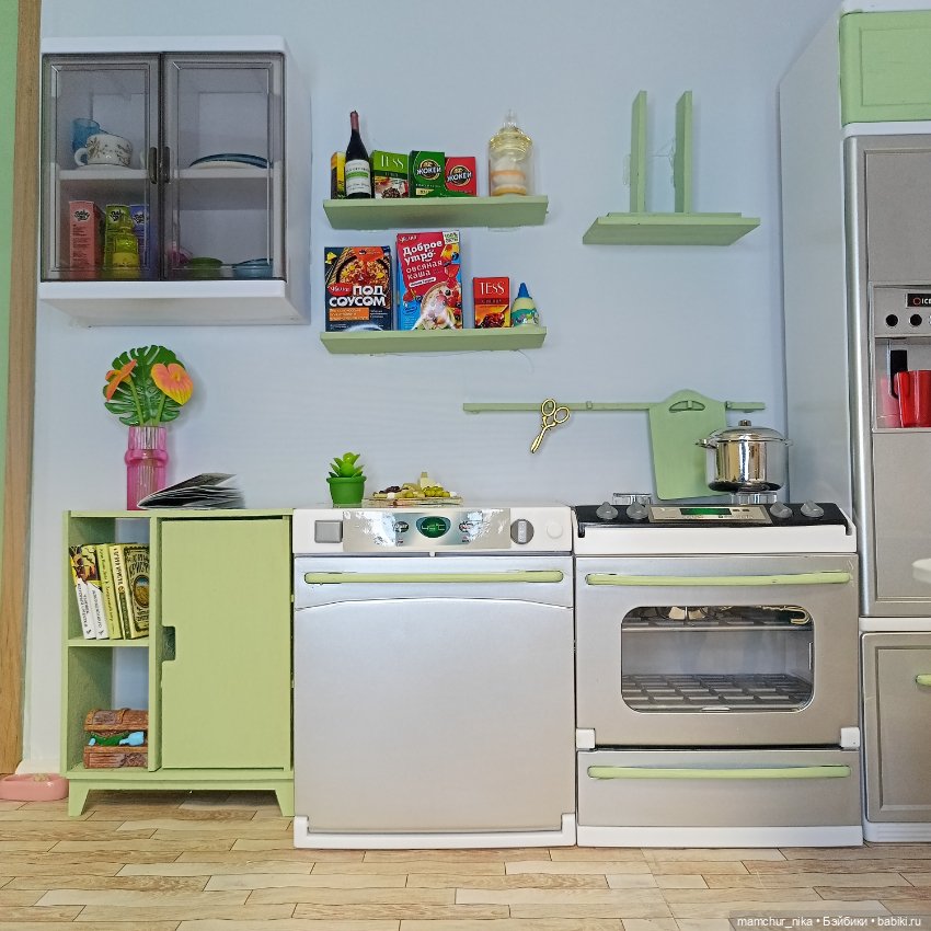 Кухня 💚 — Румбоксы и кукольные интерьеры: фото (фото 2)