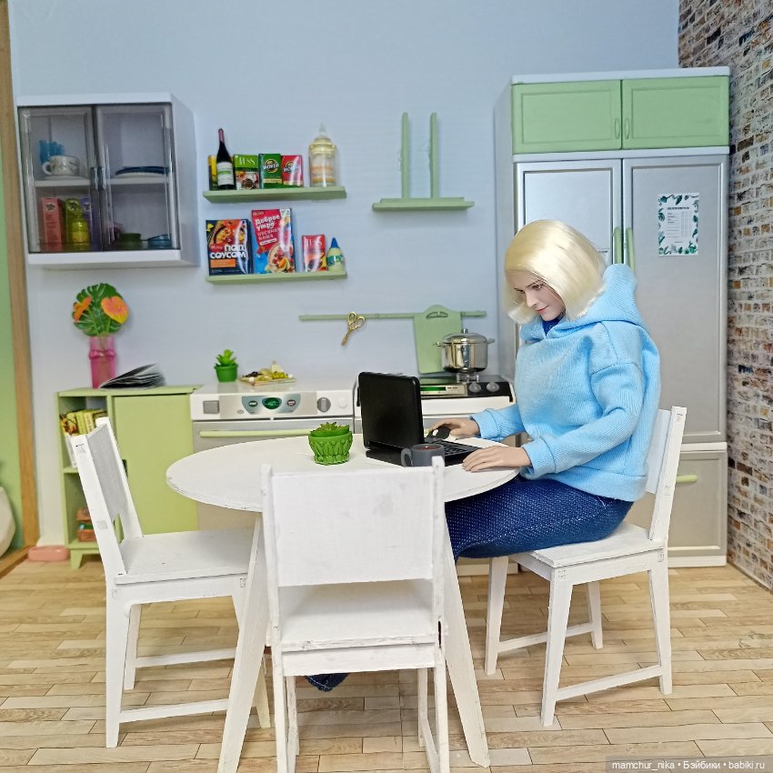 Кухня 💚 — Румбоксы и кукольные интерьеры: фото (фото 4)