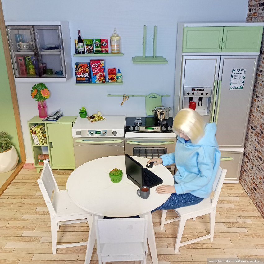 Кухня 💚 — Румбоксы и кукольные интерьеры: фото (фото 6)