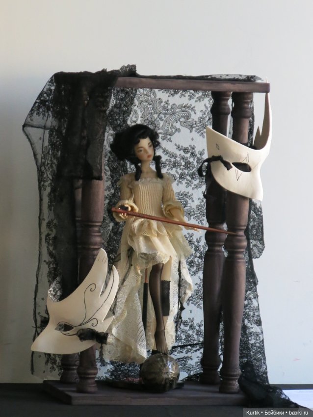 Черно-белая Коломбина — Фотоистории с куклами BJD (БЖД): сериалы (фото 2)