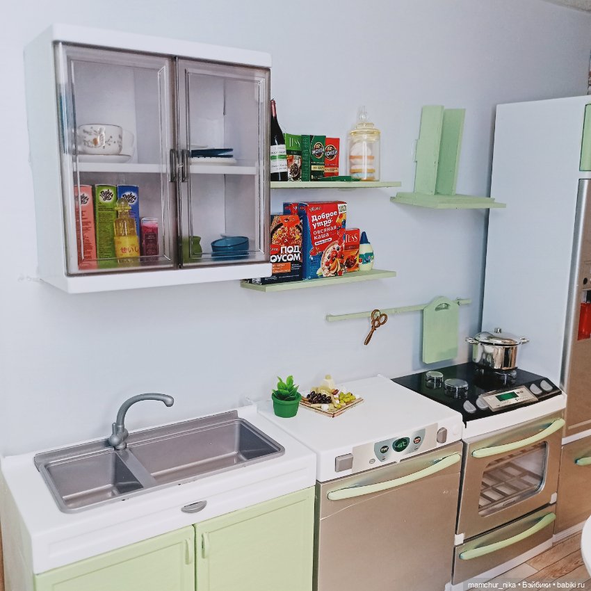 Кухня (заменила мойку) — Румбоксы и кукольные интерьеры: фото (фото 3)