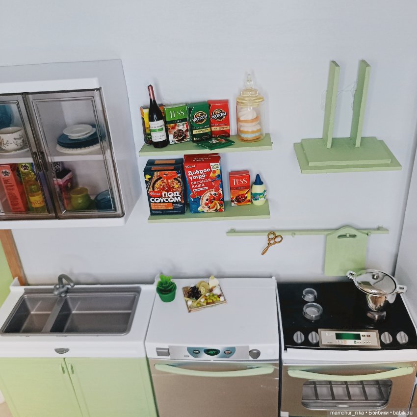 Кухня (заменила мойку) — Румбоксы и кукольные интерьеры: фото (фото 4)