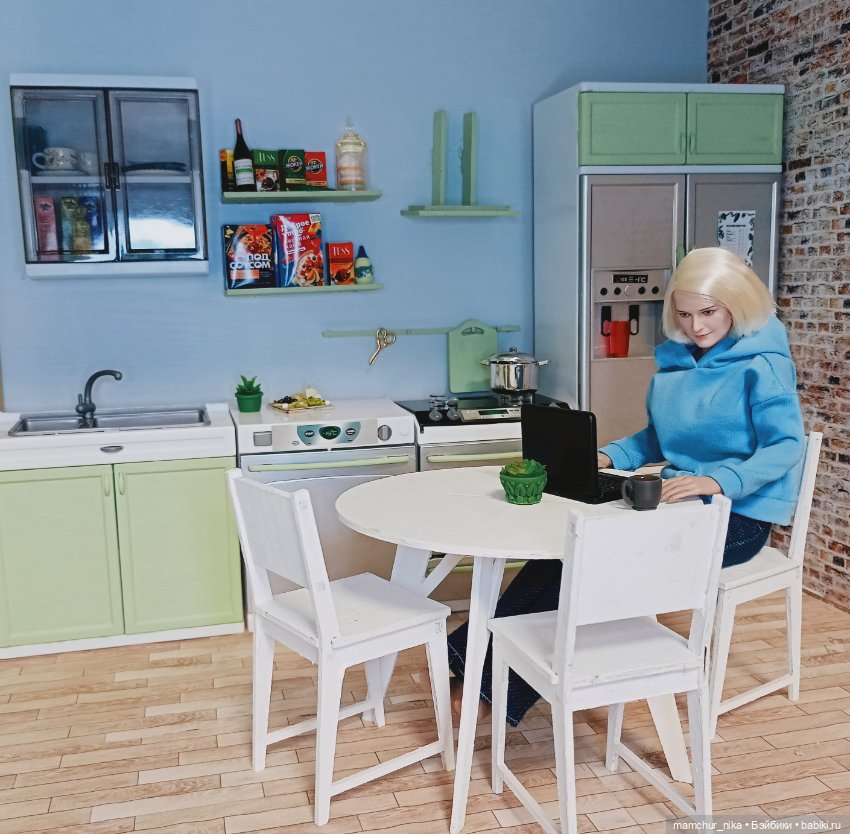 Кухня (заменила мойку) — Румбоксы и кукольные интерьеры: фото