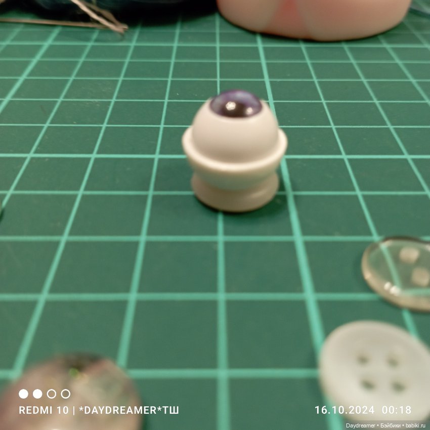 Меняем глазки на меньшие. Как зафиксировать (фото 3)