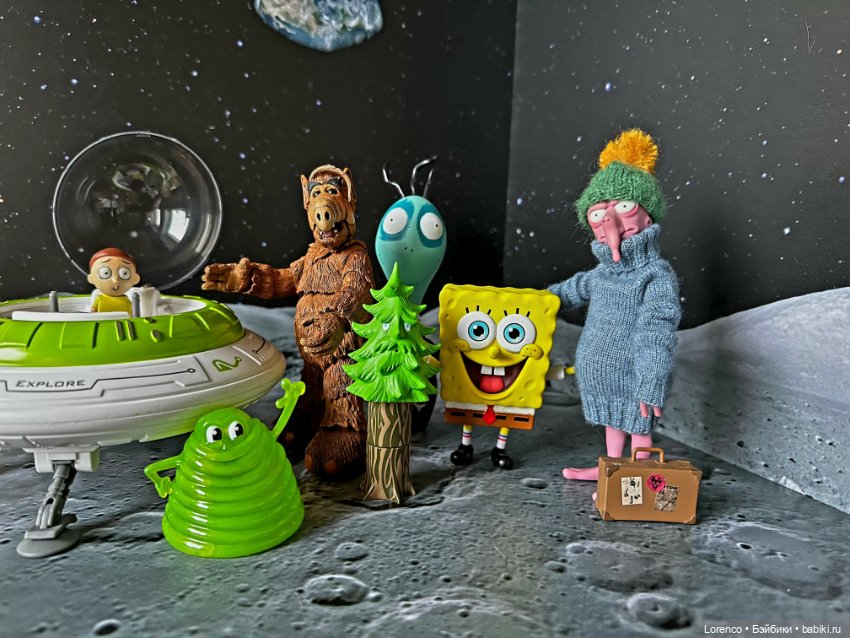 Летающая тарелка — Игровые куклы разных производителей (Разное): редкие бренды (фото 9)