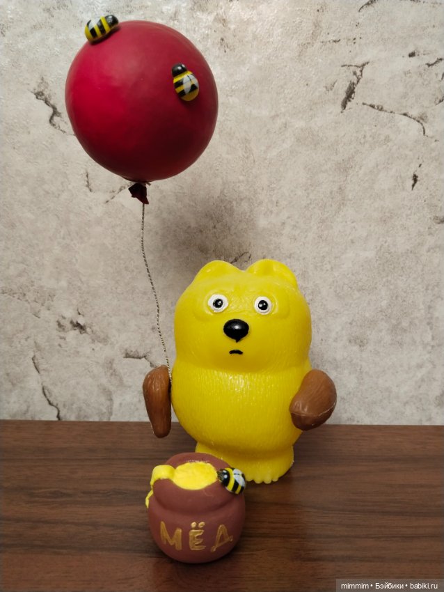 Сладкоежка Винни Пух — Советские винтажные куклы (СССР): Ленигрушка