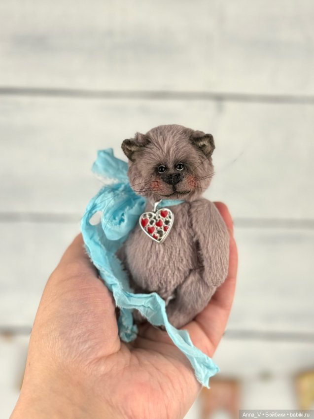 Тедди котик Чарли — Авторские мишки Тедди и друзья: фото (фото 3)