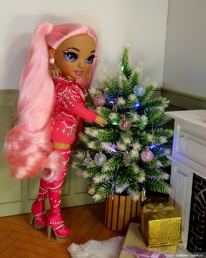Новогодний румбокс🎄 — Румбоксы и кукольные интерьеры: фото (фото 9)