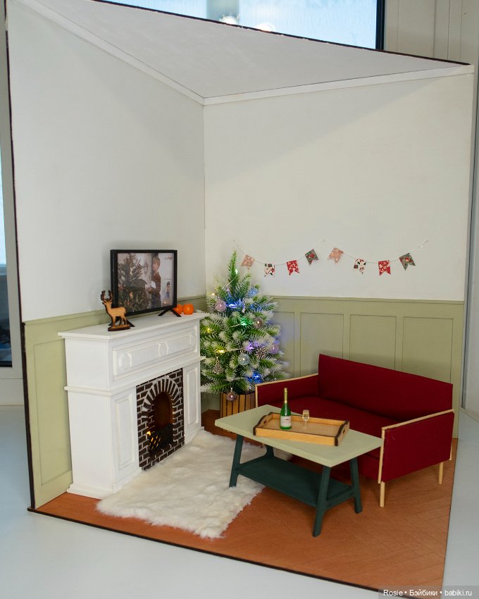 Новогодний румбокс🎄 — Румбоксы и кукольные интерьеры: фото